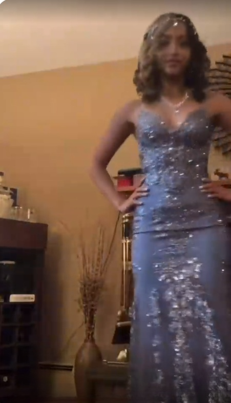 Sexy Spaghetti Straps Prom Dress Mermaid Evening Dress fg7414