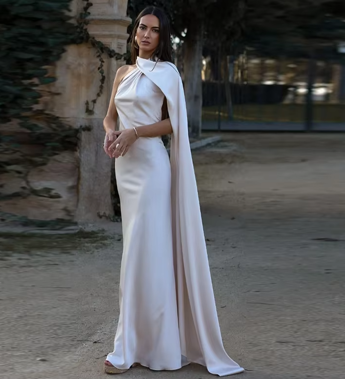 Casual Dresses Women Backless Sexy Satin Ribbon Sleeveless Elegant Lady Party Gown Long Evening Prom Dresses fg6815