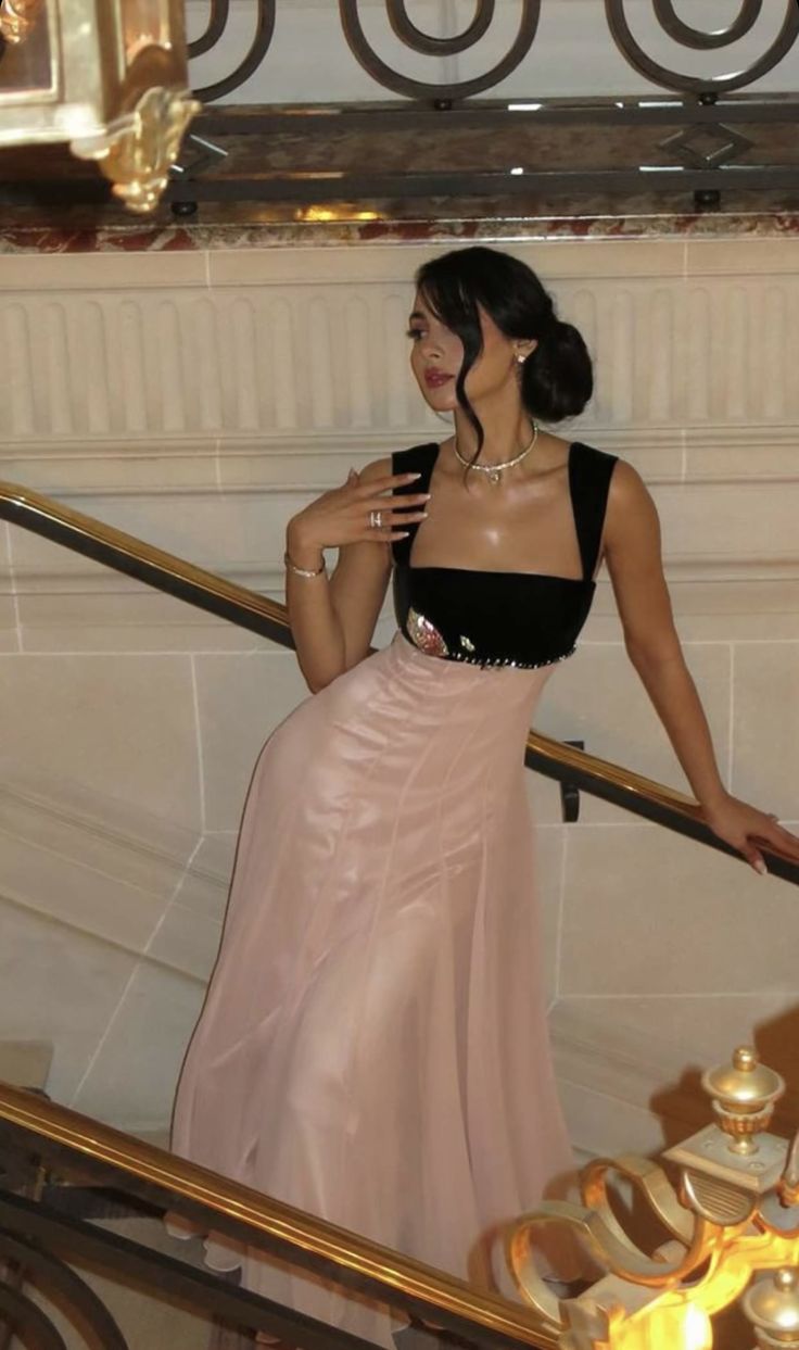 Elegant Straps Party Prom Dress Long Evening Dresses fg7306