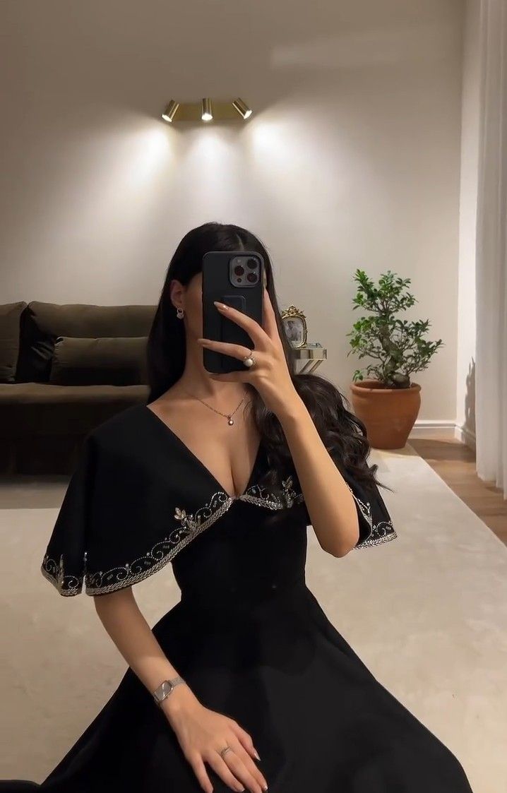 Elegant A line Prom Dress Black Evening Dress Formal Prom Gown fg7284