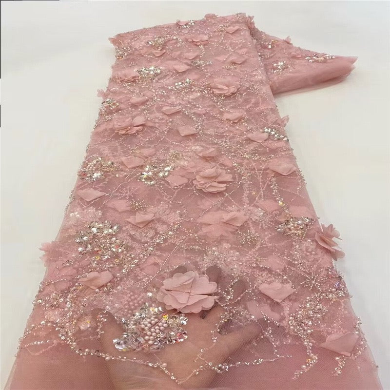 Sweetheart Sheath Prom Dress Sleeveless High Slit Train Stripe Floral Lace Evening Dress with Beads