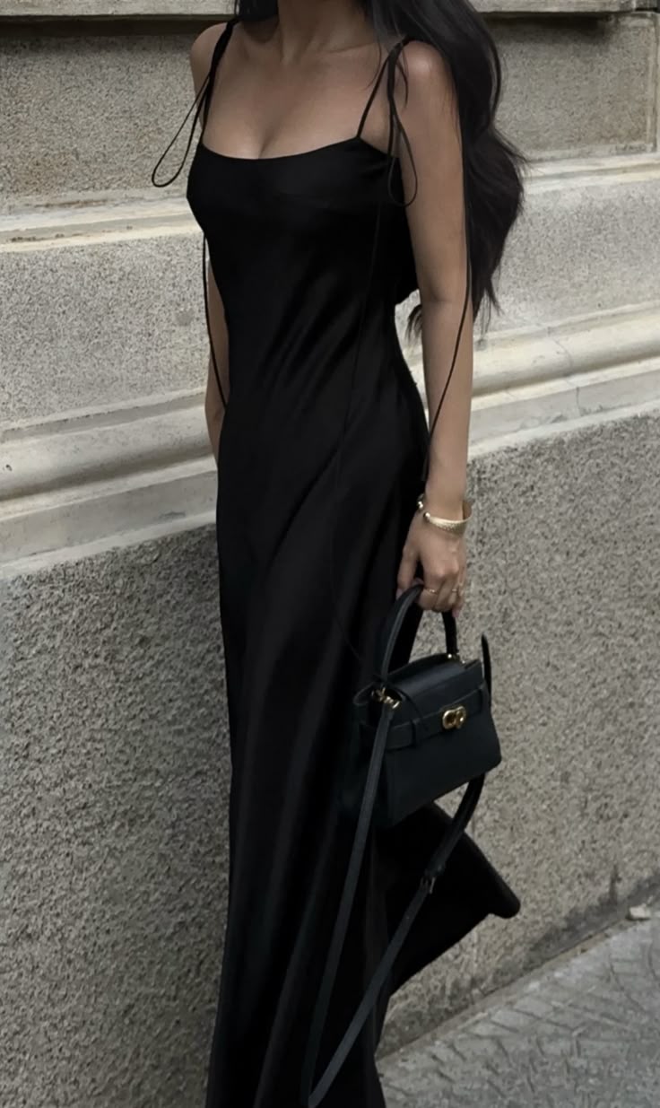 Black Simple Evening Gowns, Party Prom Dress fg7466