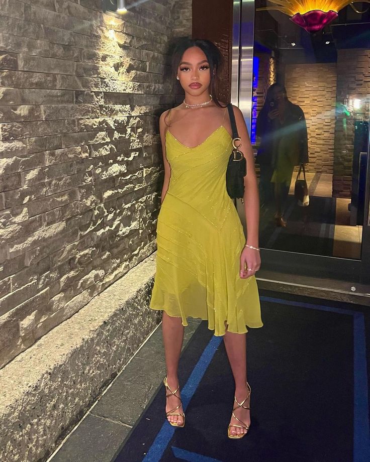 Sexy Women Dress New V Neck Yellow Evening Party Dresses fg7788