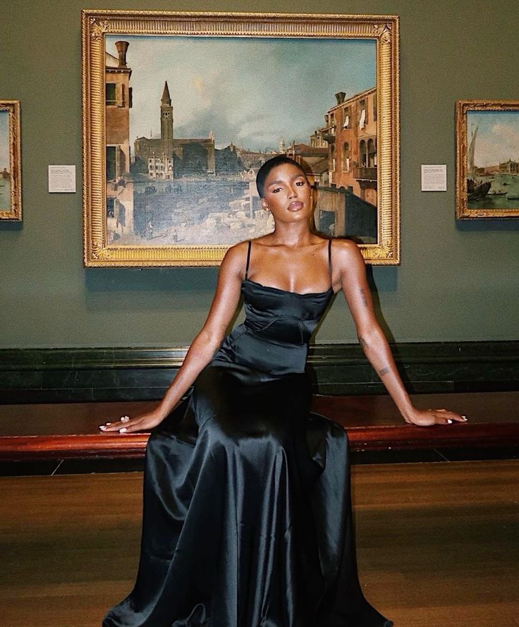 Black sexy prom dress evening gowns black girl women formal Dress fg6789