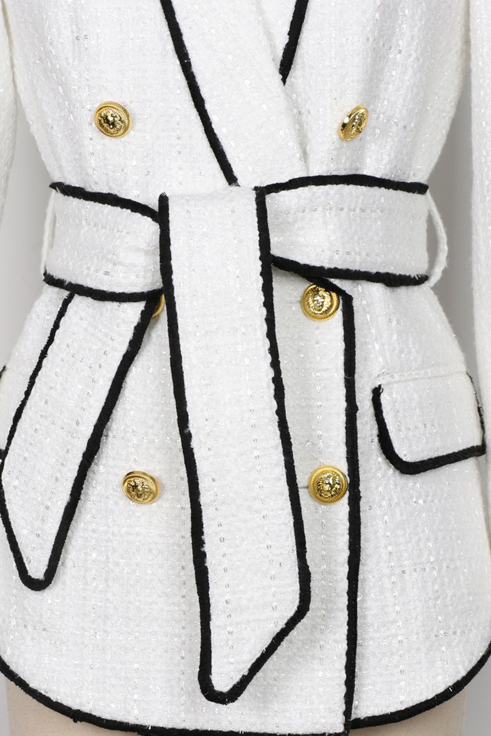 White 2-Piece Shawl Lapel Double Breasted Women Prom Suits