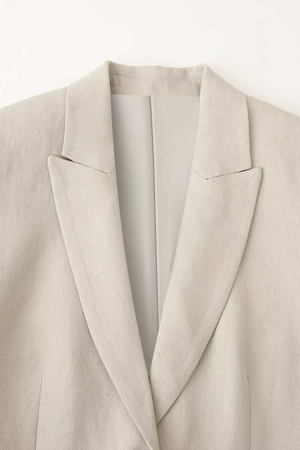 Khaki 2-Piece Peak Lapel Sleeveless Women Prom Suits