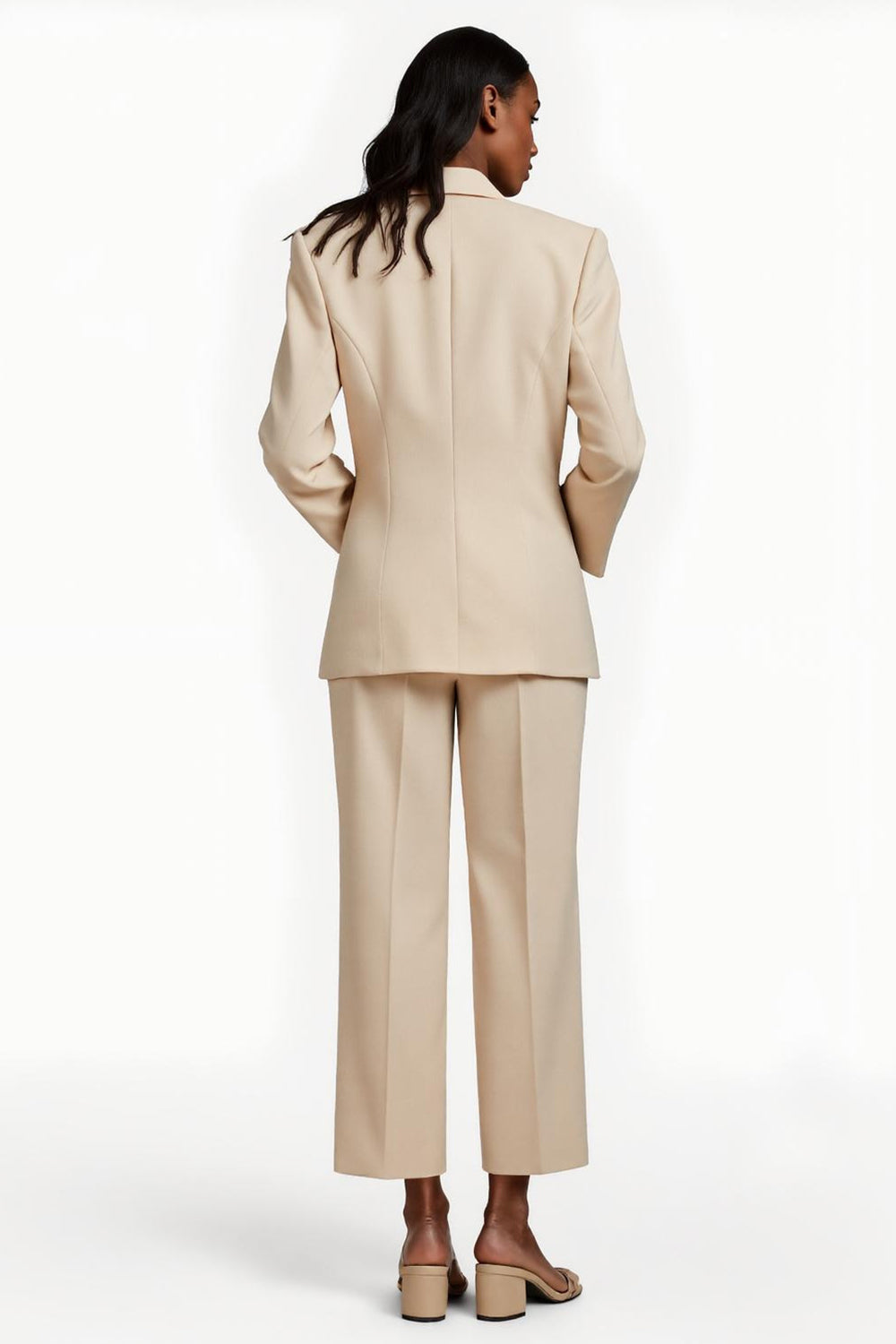 Apricot Single-Breasted 2-piece Women Suits