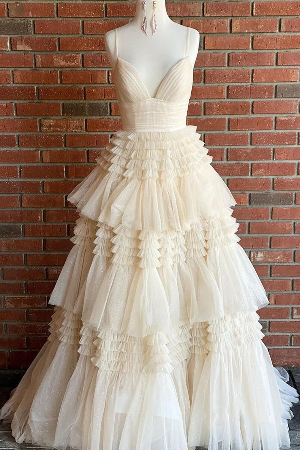 Sexy Daffodil A-Line Doric Sweetheart Long Prom Dress - Fashionpara