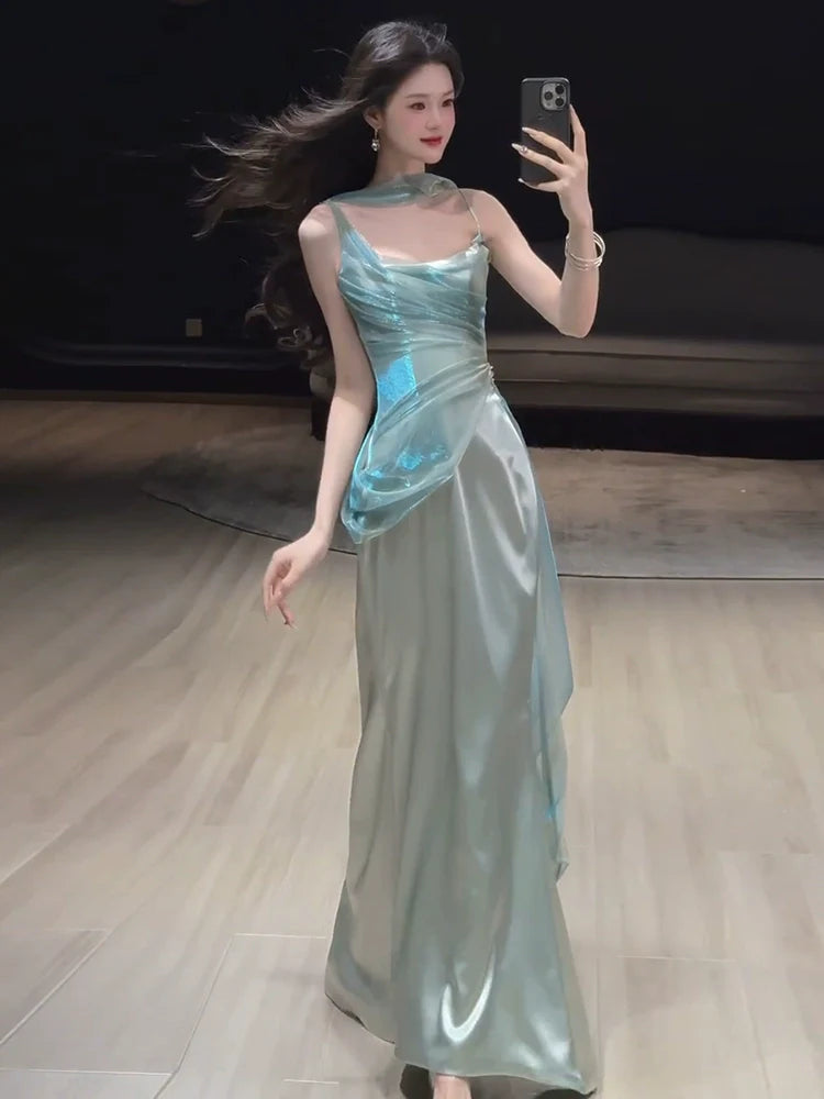 Mermaid Long Prom Dress Sexy Evening Dresses fg7662