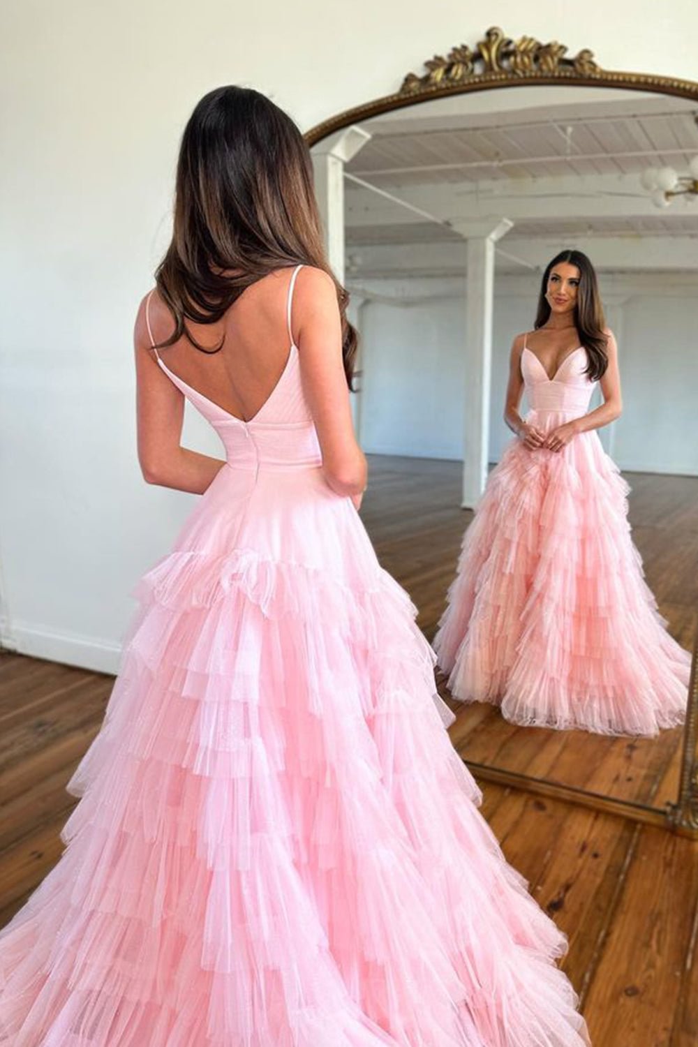 Sexy Daffodil A-Line Doric Sweetheart Long Prom Dress - Fashionpara