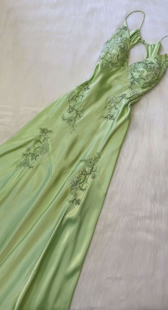 Vintage Mermaid Spaghetti Straps Backless Long Prom Dress Evening Dress Formal Dress SD2200