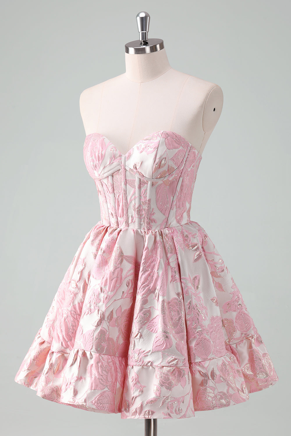 Blue A Line Sweetheart Short Corset Homecoming Dress