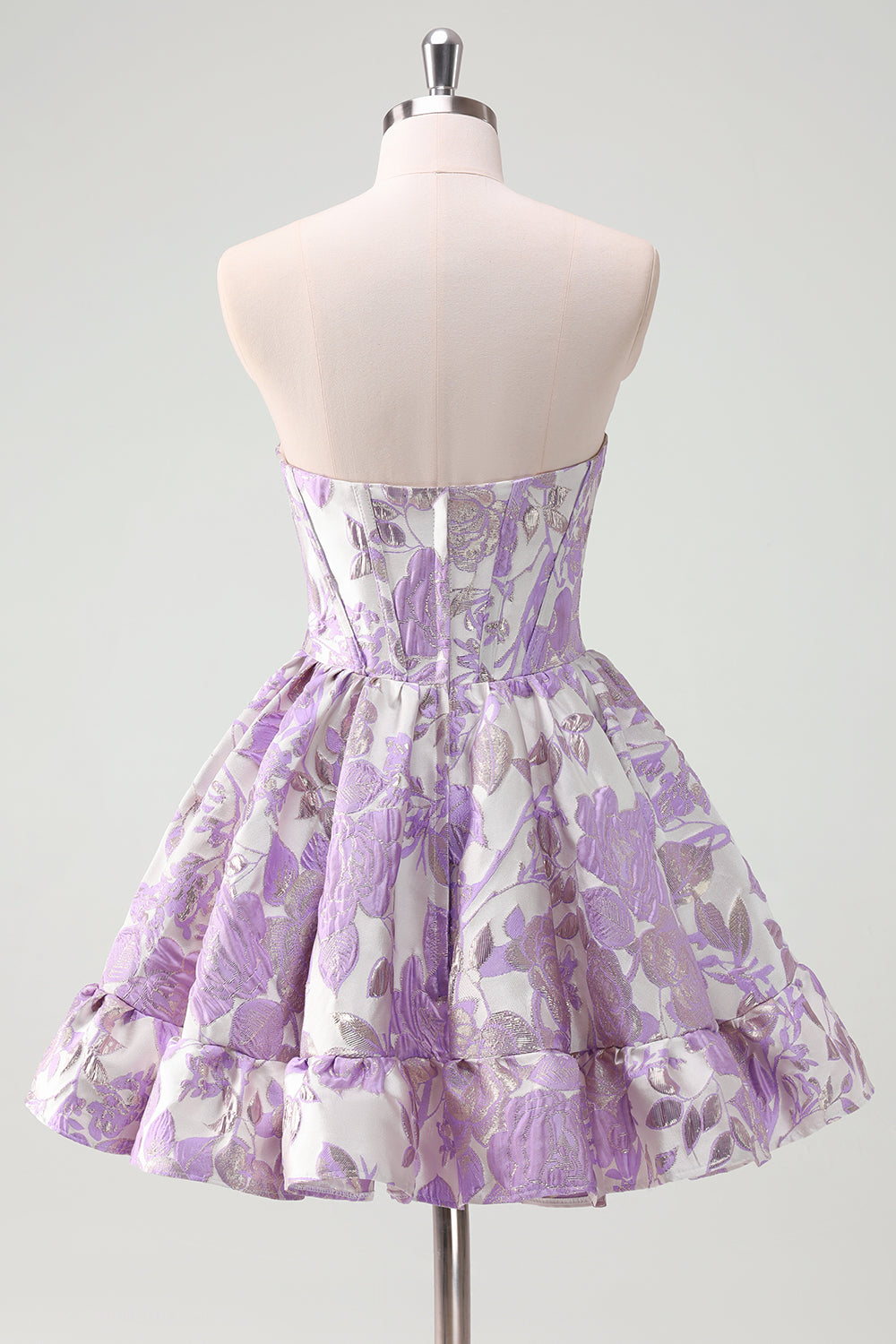 Blue A Line Sweetheart Short Corset Homecoming Dress
