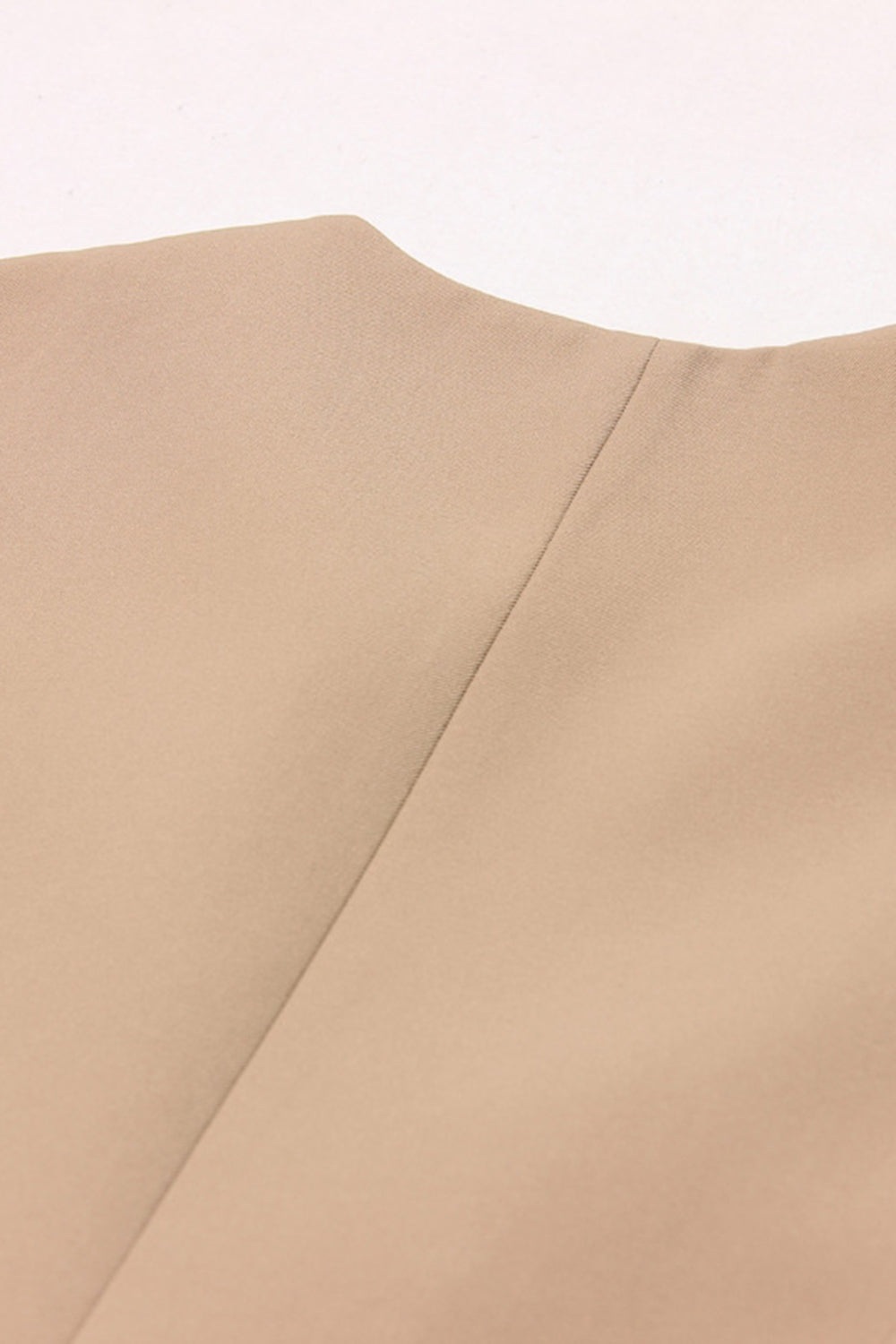 White Peak Lapel Sleeveless Satin Women Blazer