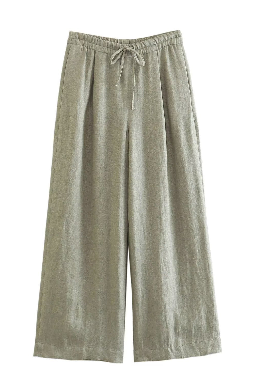 Grey Green 2-Piece Notched Lpael Sleeveless Women Prom Suits