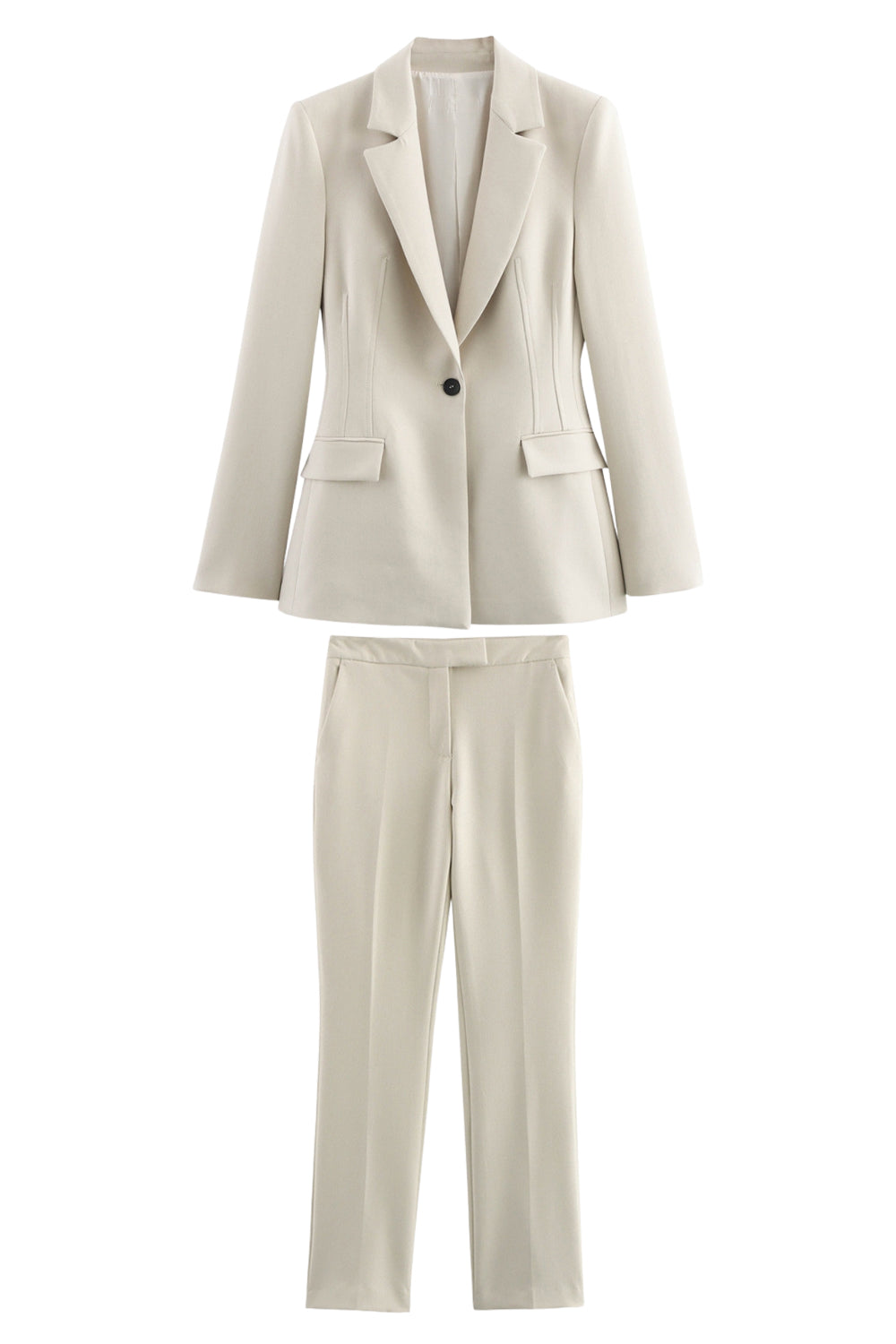 Black 2-Piece Notched Lapel Women Prom Suits