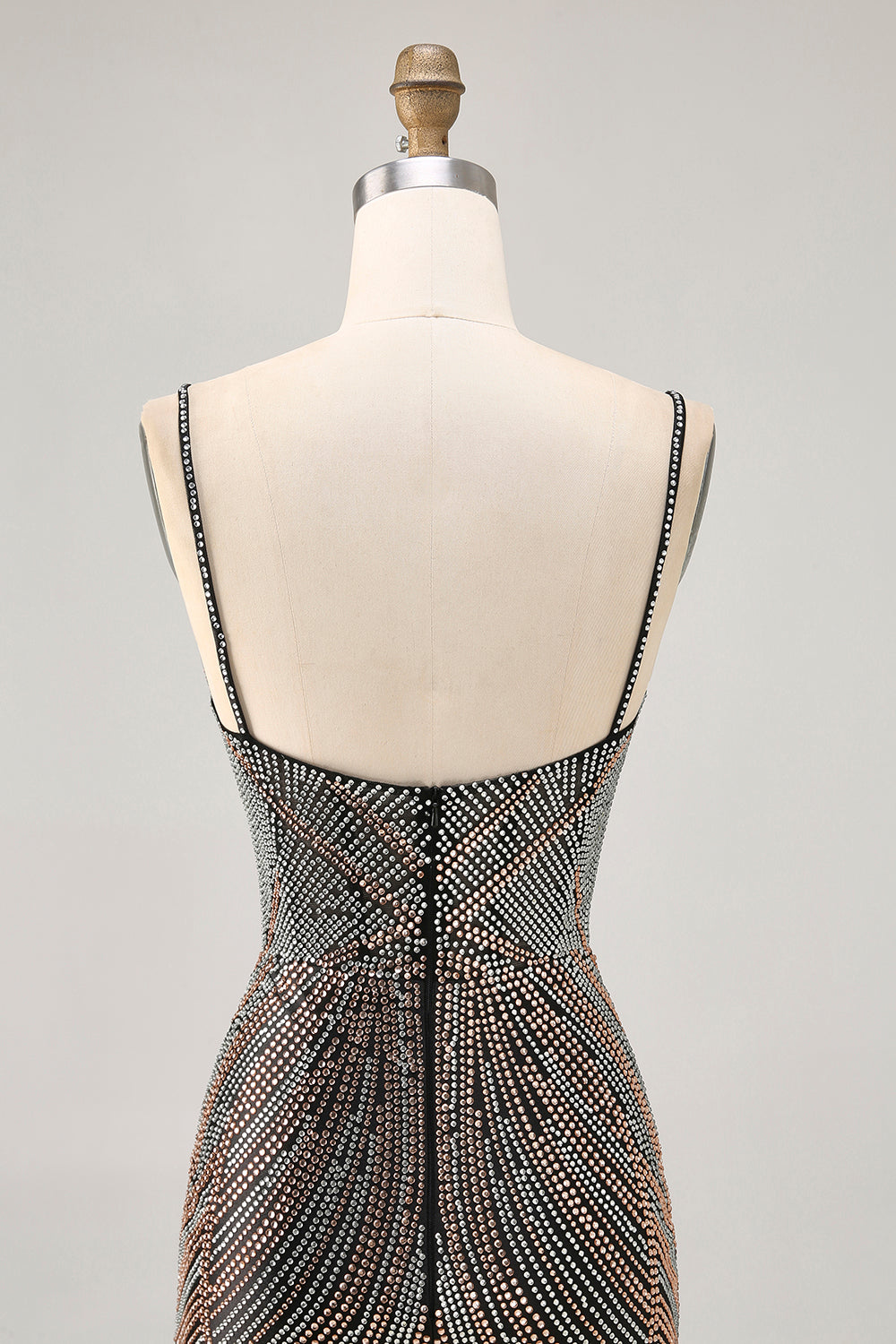 Sparkly Black Tight Short Homecoming Dress with Beading