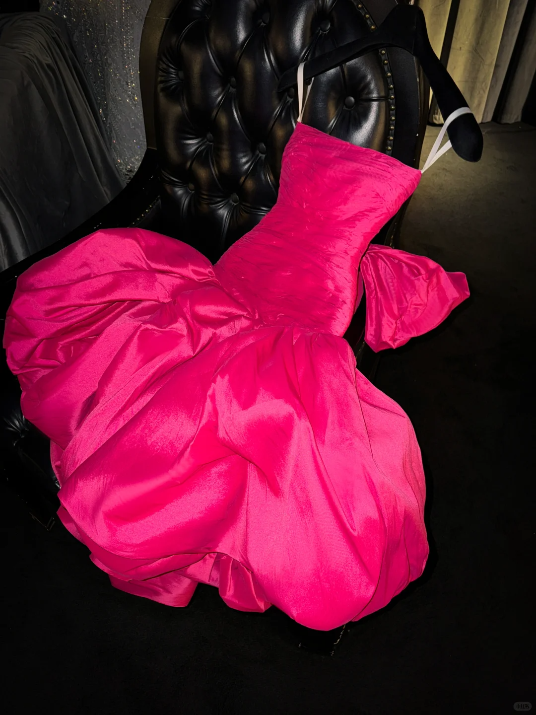 Cute Hot Pink Strapless Satin Pleated Satin Pleated A Line Homecoming Dress Short Birthday Outfits D158