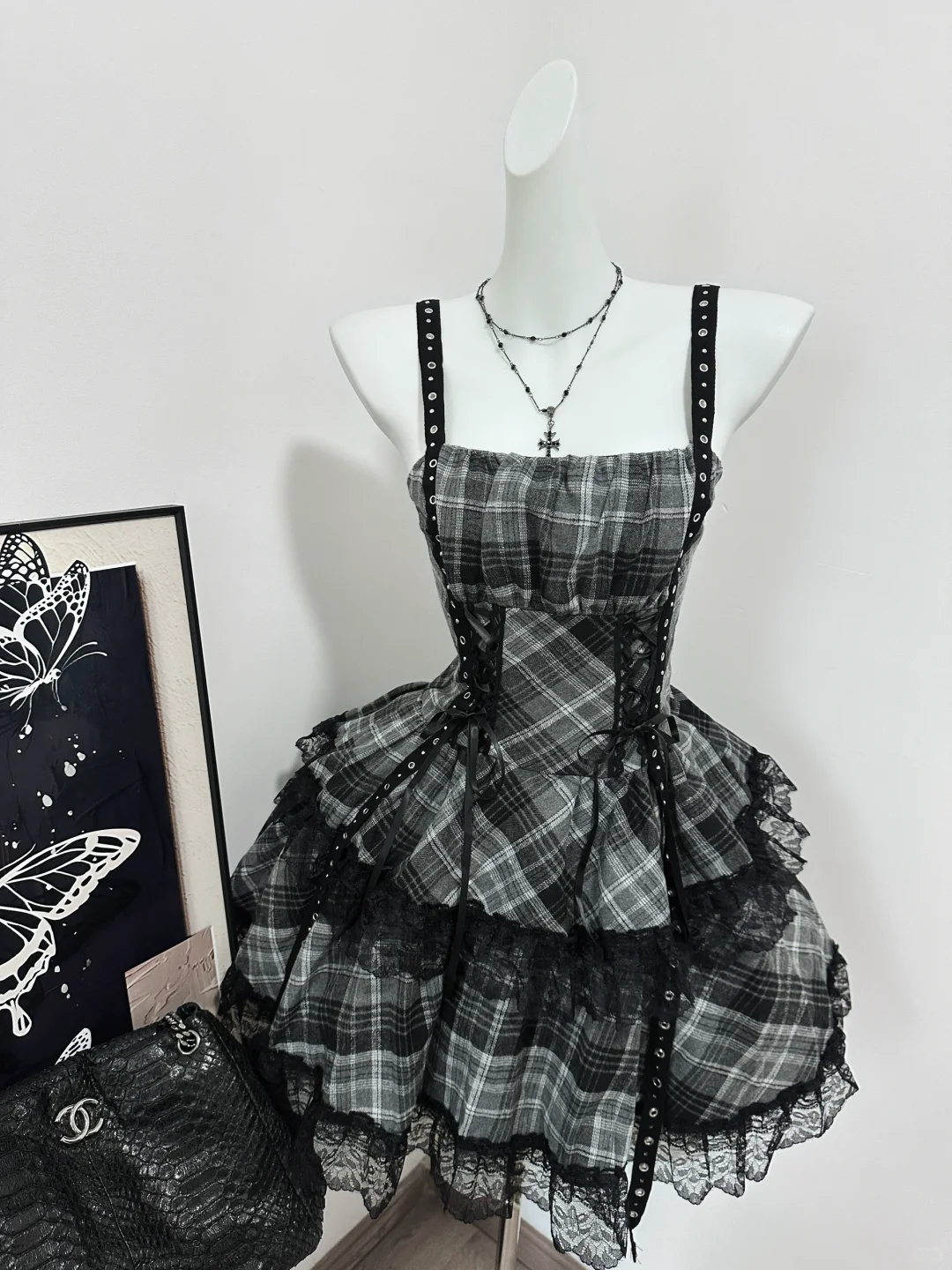 Vintage Spaghetti Straps Square Neck A Line Short Birthday Outfits Formal Homecoming Dress S626