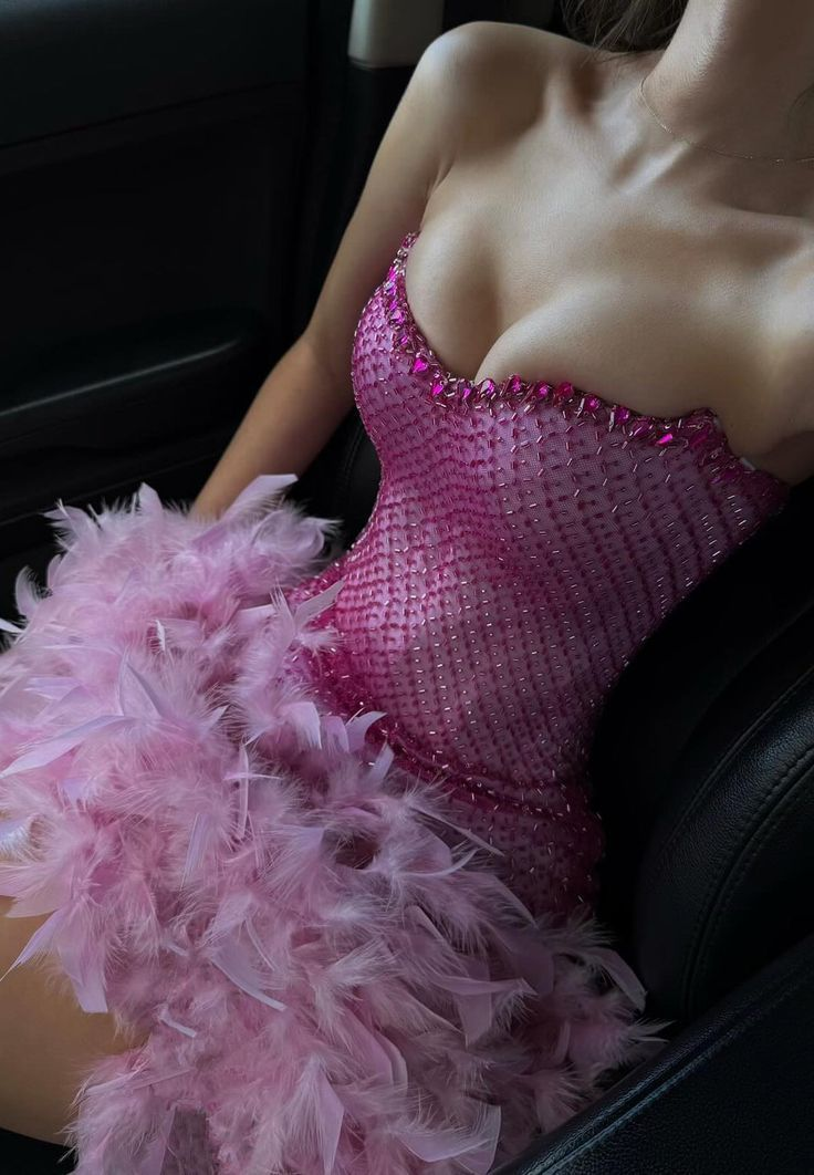 Gorgeous Sweetheart Strapless Sequin Beaded Feathers Blue Cocktail Dress A-Line Short Homecoming Dress  S876