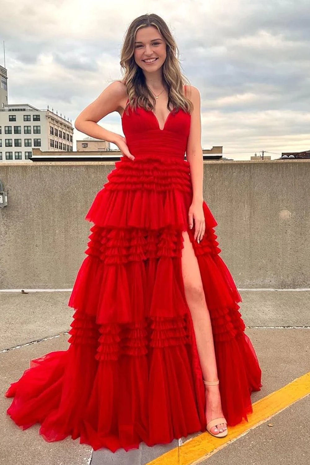 Sexy Unique A-Line Doric Sweetheart Long Prom Dress - Fashionpara
