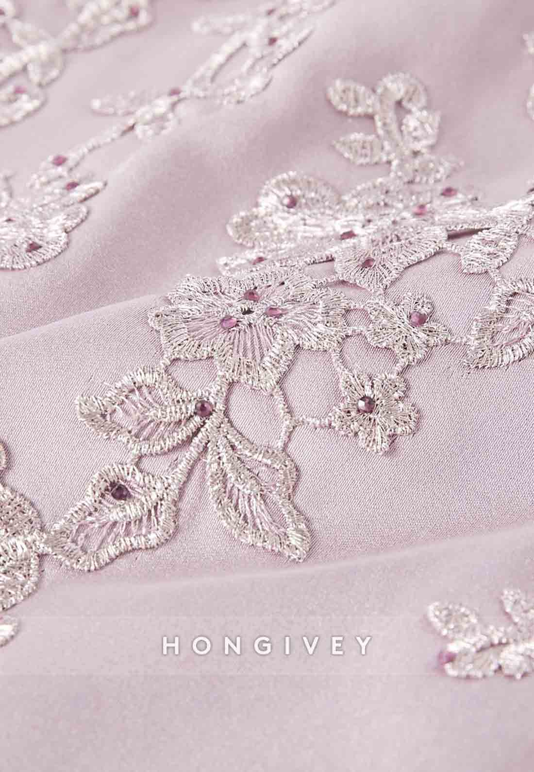 3/4 Sleeve Appliques Lace A-line Floor-Length Mother of the Bride